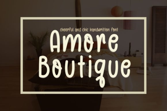 Amore Boutique: A Sweet and Cheerful Handwritten Font for Web Design