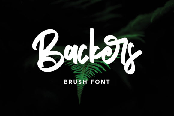 Backers: A Flowing Handwritten Font for Elegant Branding