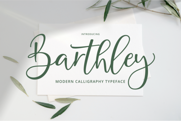 Barthley: A Graceful Script Font for Elegant Publishing