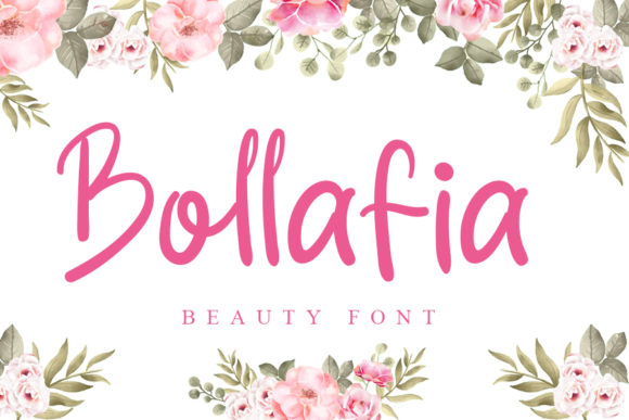Bollafia: A Flowing Handwritten Font for Elegant Branding