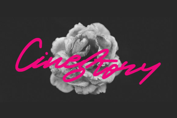 Cinestory: A Handwritten Font for Stunning Web Design