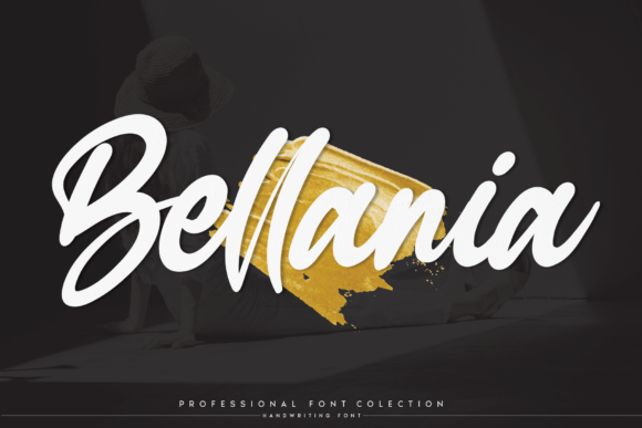 Discover Bellania: A Handwritten Font for Elegant Design