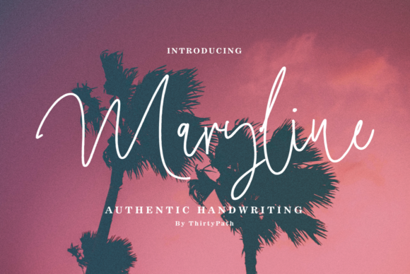 Discover Maryline: An Elegant Handwritten Font for Editorial Design