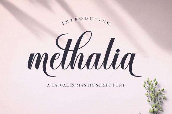 Discover Methalia: An Elegant Handwritten Font for Branding