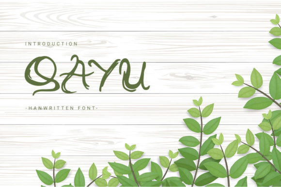 Discover the Charm of Qayu: A Font for Makers and Creators