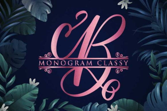 Elevate Your Brand with Monogram Classy Font