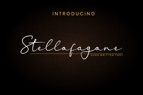 Elevate Your Brand with Stellofagone: A Premium Script Font