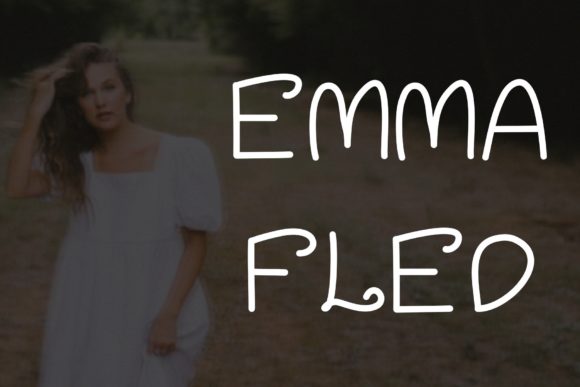 Emma Fled: A Handwritten Font for Unique Branding