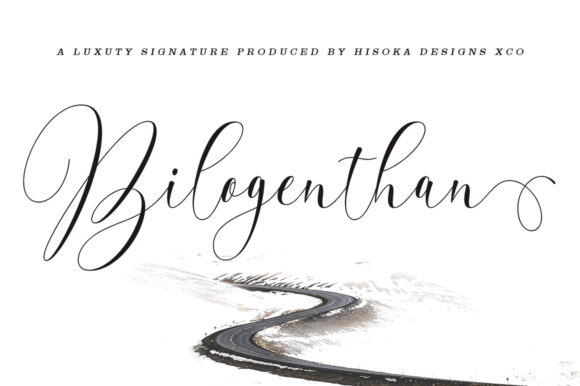 Enhance Your Brand with Bilogenthan: A Versatile Handwritten Font