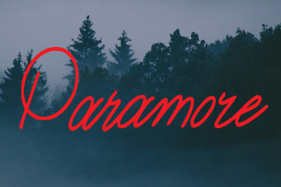 Enhance Your Brand with Paramore: A Friendly Handwritten Font