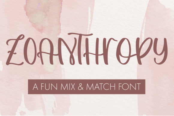 Enhance Your Brand with Zoanthropy: A Delicate Handwritten Font