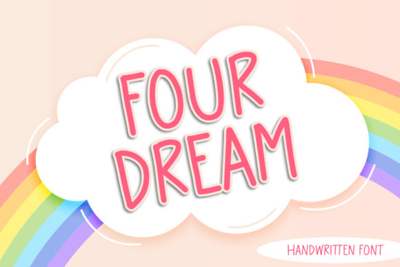 Four Dream: A Handwritten Font for Creative Web Design