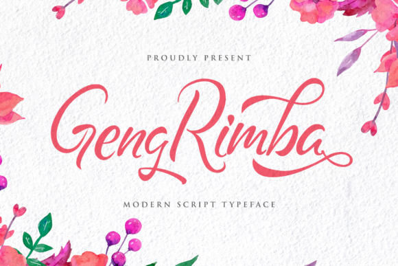 Geng Rimba: A Handwritten Font for Elegant Editorial Design