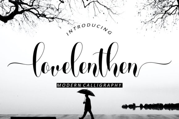 Lovelenthen: A Handwritten Font for Elegant Campaigns