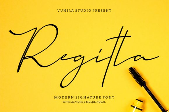 Regitta: The Elegant Handwritten Font for Creative Branding