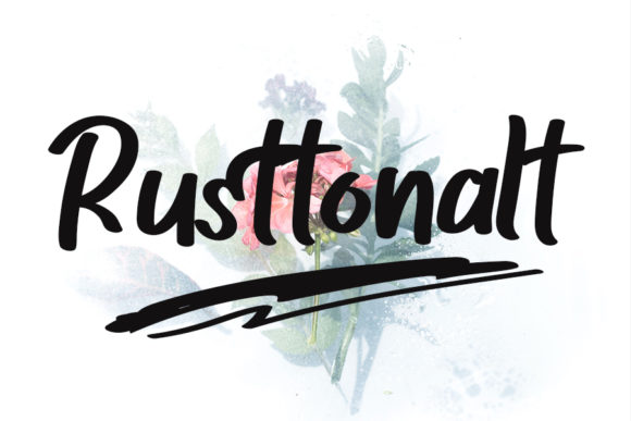Rusttonalt: A Versatile Handwritten Font for Creative Branding