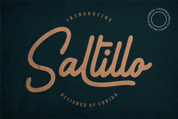 Saltillo: A Handwritten Font for Makers and Creators