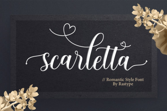 Scarletta: A Romantic Script Font for Engaging Campaigns