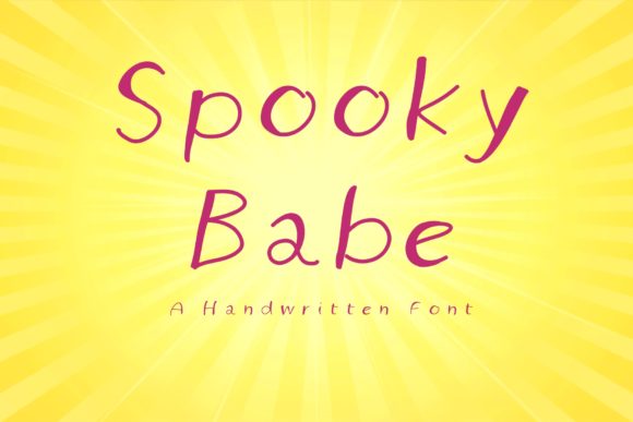 Spooky Babe: A Handwritten Font for Modern Web Design