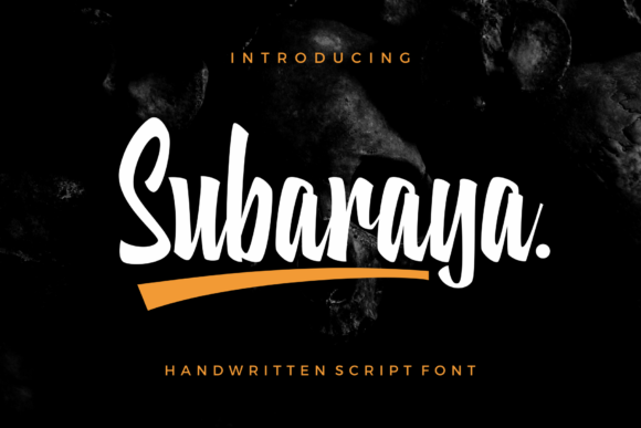 Subaraya: A Handwritten Font for Elegant Web Design