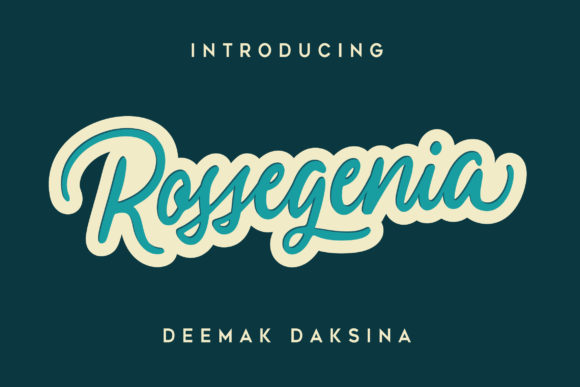 Transform Your Brand with Rossegenia: A Premium Script Font