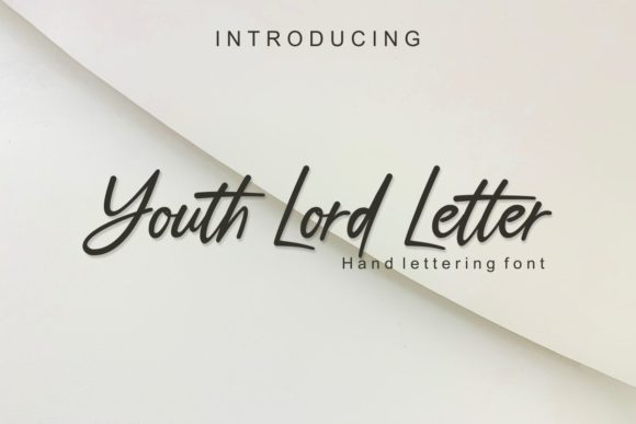 Transform Your Brand with Youth Lord Letter Font