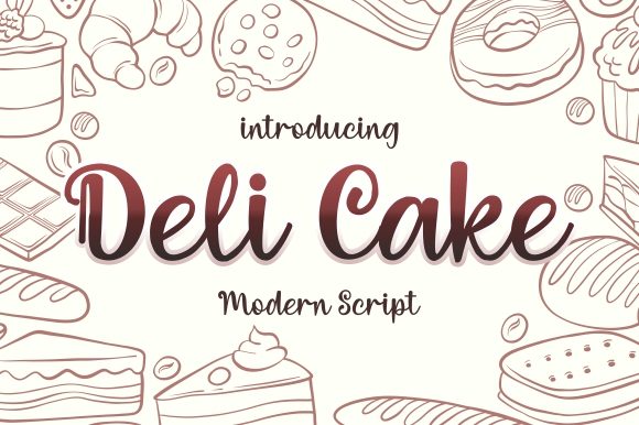 Transform Your Creations with Deli Cake Font