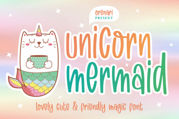 Unicorn Mermaid: A Font for Creative Campaigns